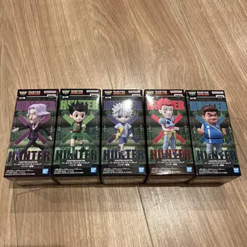 HUNTER x HUNTER 월드 컬렉터블 피규어 5종 컴플리트 세트