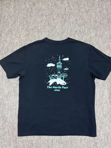 [ 한국 한정 ] The North Face 서울 타워 티셔츠 L 사이즈