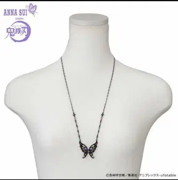 ANNA SUI 귀멸의 칼날 코쵸 자매 목걸이
