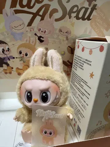 정품 LABUBU Have A Seat BABA 라부부 팝마트