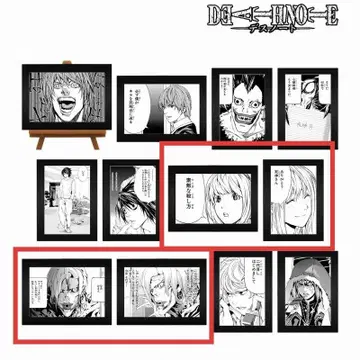 DEATH NOTE 데스노트 아마네 미사 렘 코마 미니 아트 프레임