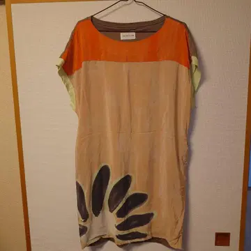 TSUMORI CHISATO 반팔 튜닉 꽃무늬