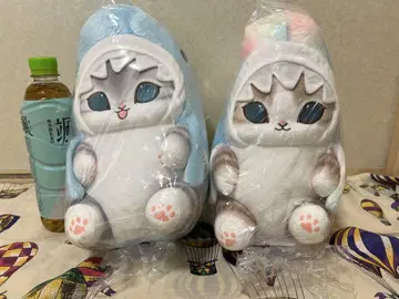 mofusand 파스텔 상어 냥 BIG 봉제 인형 2종 세트