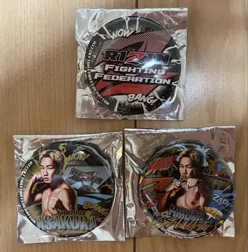 RIZIN 스피도 복권 캔뱃지 아사쿠라 미쿠루 2종&RIZIN