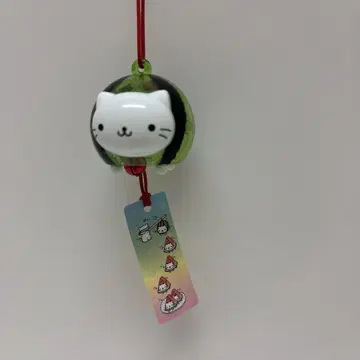냥냥냥코 수박냥코 와후후린 스트랩 레트로