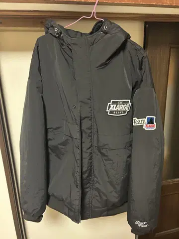 XLARGE 후드 자켓 블랙 XL