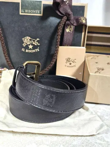 신상품 일비종떼 벨트 이탈리아제 블랙