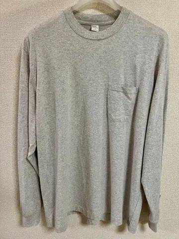 ENDS and MEANS Pocket L/S Tee Porridge S