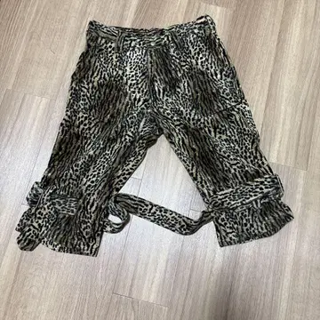 펑크 본디지 팬츠 하프 팬츠