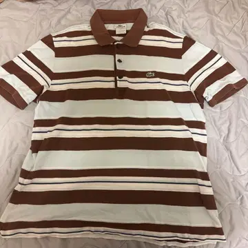 Lacoste 스트라이프 피케 셔츠
