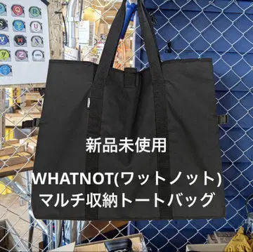 WHATNOT(왓트낫) 멀티 수납 토트백 블랙 케이스