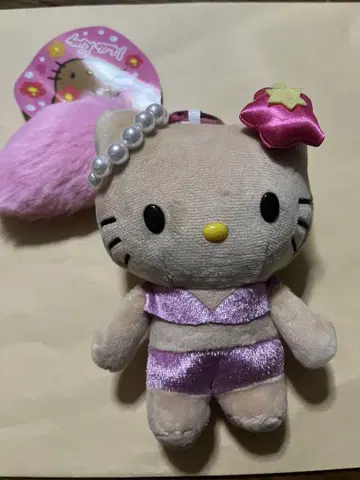 HELLO KITTY GOGO 갸루 꼬리 마스코트 키링 일광화상