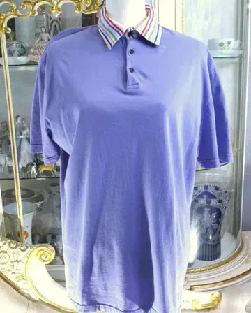 남성용 [ETRO] 이탈리아제 멋스러운 옷깃의 라벤더 컬러 셔츠