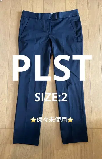 거의 미사용 플라스테(PLST) 슬랙스_SIZ:2_네이비