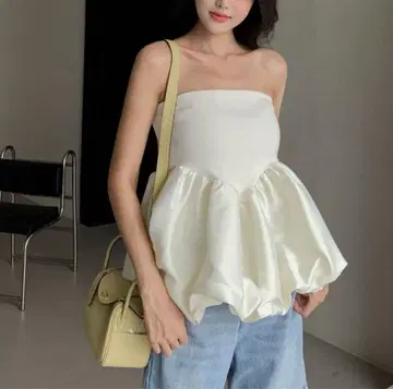 LiLiRena 페프럼 벌룬 베어 탑 S 사이즈