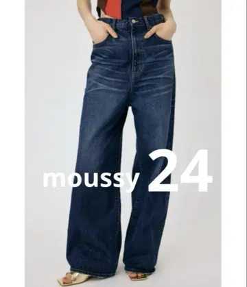 MOUSSY LOW CROTCH BAGGY BLU WIDE 배기 데님
