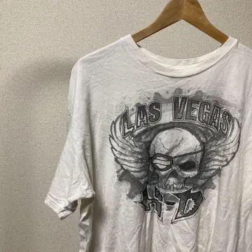 LAS VEGAS H-D 티셔츠 화이트