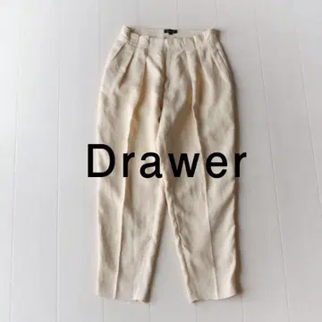 새상품급 드로어 5,8만 린넨 100% 테이퍼드 팬츠 Drawer B