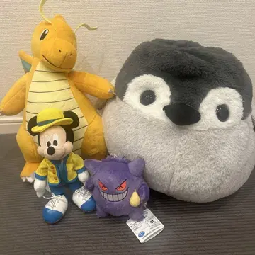 카이류, 미키, 겐가, 시마연가 봉제 인형 세트