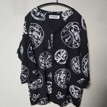 새상품급 RUDE GALLERY DARUMA DUB SHIRT 달마 달마