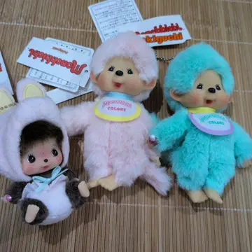 몬치치 베비치치 컬러즈 키체인 민트 그린, 핑크 미사용 새상품