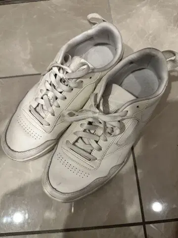 무인양품 Reebok 신사 코트 스니커즈 27.0cm 오프화이트