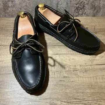 레어템 Sperry quoddy 모카신 데크 슈즈 블랙 가죽