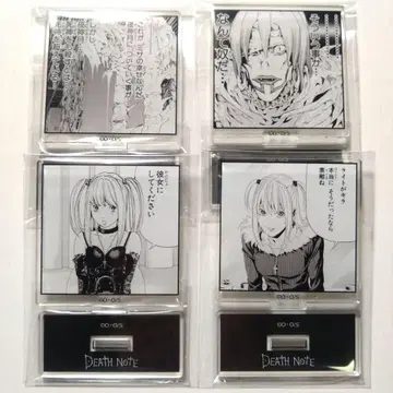 DEATH NOTE 아마네 미사 렘 시계 부품 아크릴 스탠드 4세트
