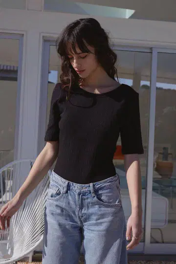 Alexiastam 리브 바디 수트