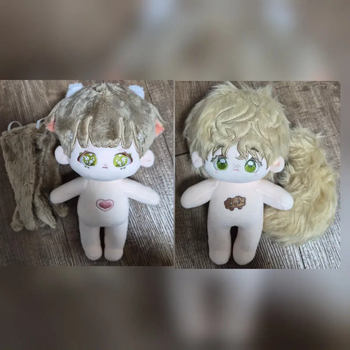 【ゆきんこ☆２点おまとめ】ドールチャーム パーツセット じゃらじゃら Bulk lot!! 20cm no attribute cotton doll 20cm doll clear-out