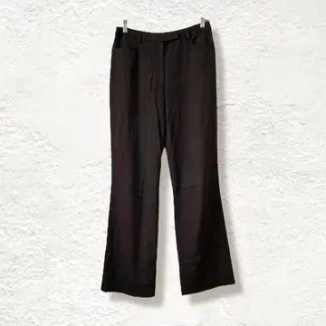 ITOKIN 수트 팬츠 슬랙스 세미 플레어 브라운 계열 (40)