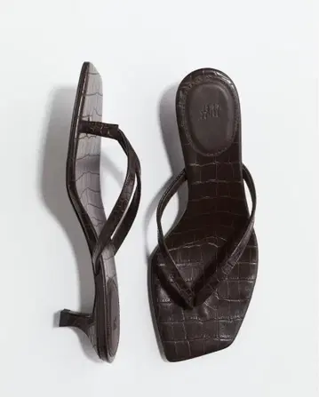 ZARA 키튼 힐 샌들