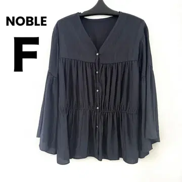 NOBLE 노블 소매 플레어 블라우스 프리 사이즈
