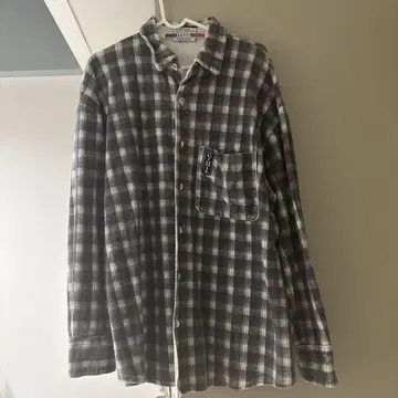 vintage 구제 의류 체크 플란넬 셔츠