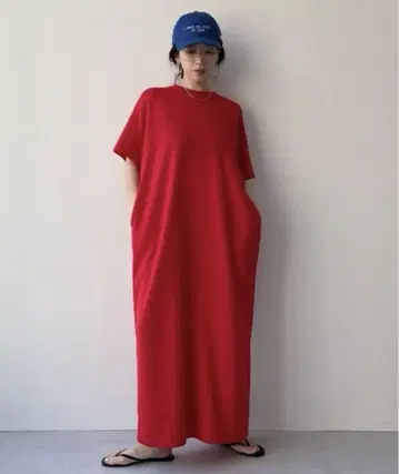 wee9s / 반팔 스웨트 원피스