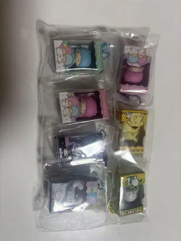산리오 캐릭터즈 초코 박스 7개 세트