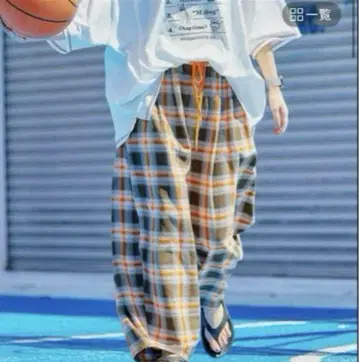 니코앤드 티라 체크 루즈 팬츠