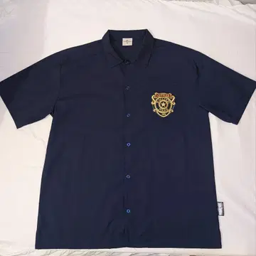 새상품급 USJ 바이오하자드 할로윈 R.P.D. 엠블럼 자수 셔츠
