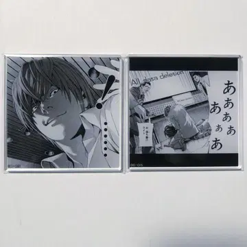 DEATH NOTE 야가미 라이토 L 아크릴 코스터 2개 세트