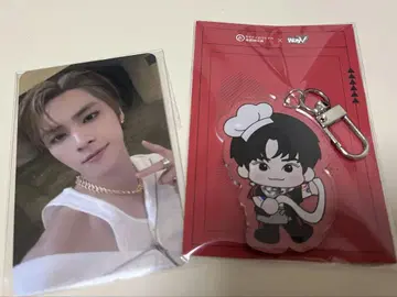해저 샥 샤오쥔 wayv 웨이션 트레이딩 카드 키링 세트