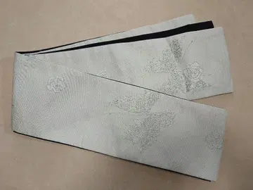 반폭 오비 나비 패턴 기모노 화학 섬유