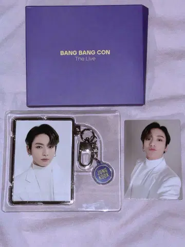 BANGBANGCON 정국 포토 카드 홀더 키링