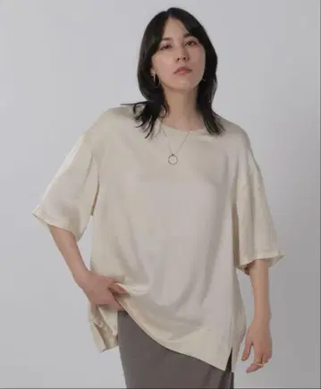 카오스 실크 피브릴 티셔츠