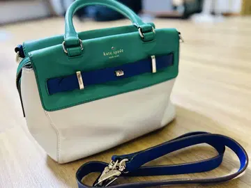 kate spade 핸드백 그린/화이트