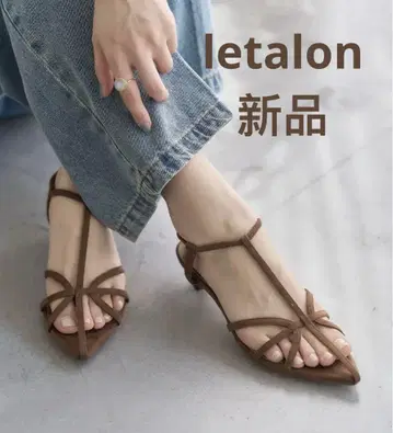letalon 3.5cm 내로우 스트랩 샌들