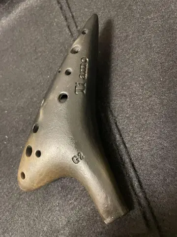 티아모 오카리나 블랙 도자기 SG 관(강한 숨결 타입)