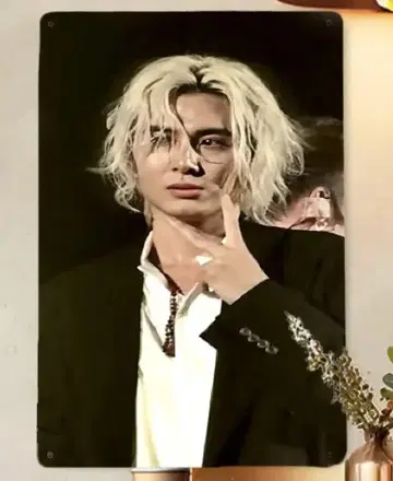 후지이 카제 금속제 포스터 K