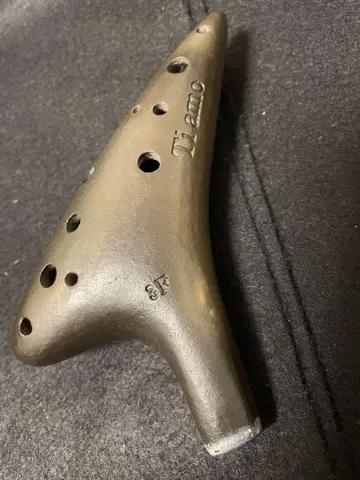 티아모 오카리나 블랙 도자기 SF 관