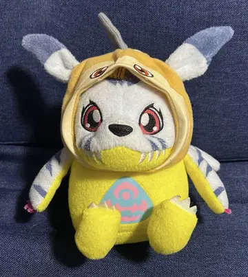 봉제 인형 가브몬 모방 봉제 인형.1 디지몬 어드벤처 트라이.