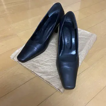 DIANA 다이애나 포멀 펌프스 스퀘어 블랙 하이힐 7cm